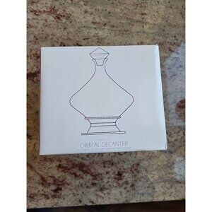 New Franmara Orbital Decanter #9111 Stainless Steel Base & Crystal Wine Stopper